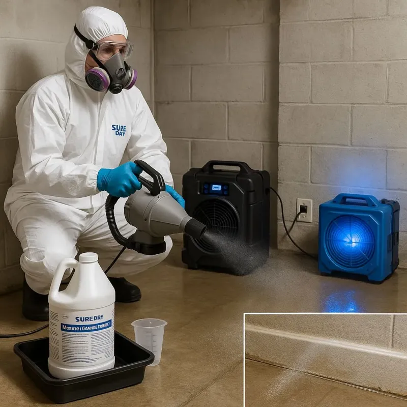 Sanitization and Odor Removal process in Wanamassa, NJ