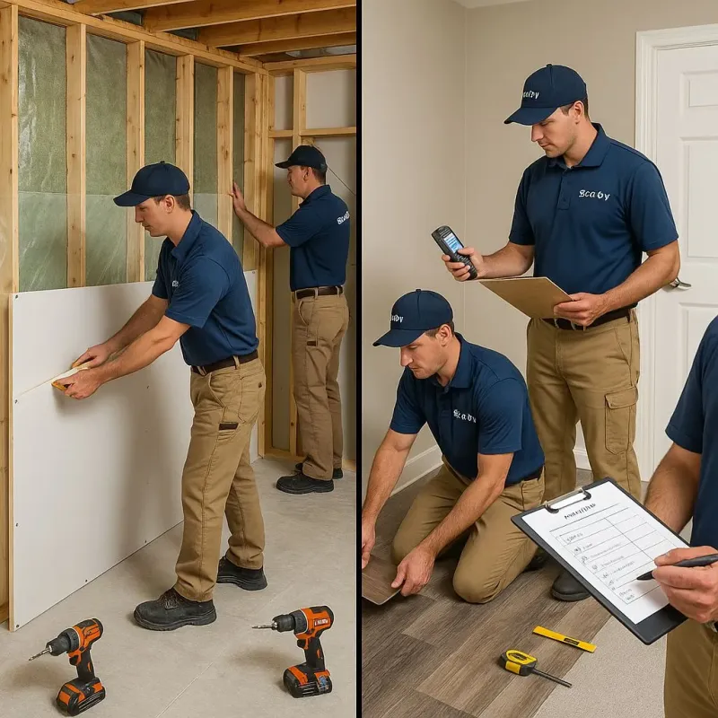 Repairs and Reconstruction process in Wanamassa, NJ