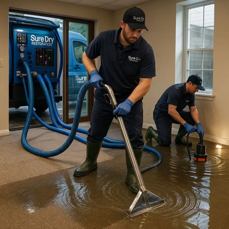Water Extraction and Removal process in Wanamassa, NJ